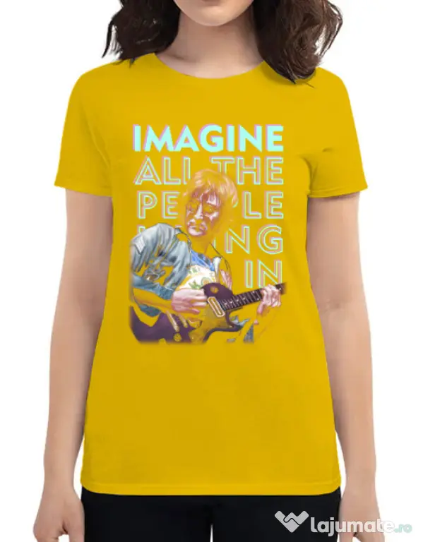 Tricou ADLER dama Imagine Galben