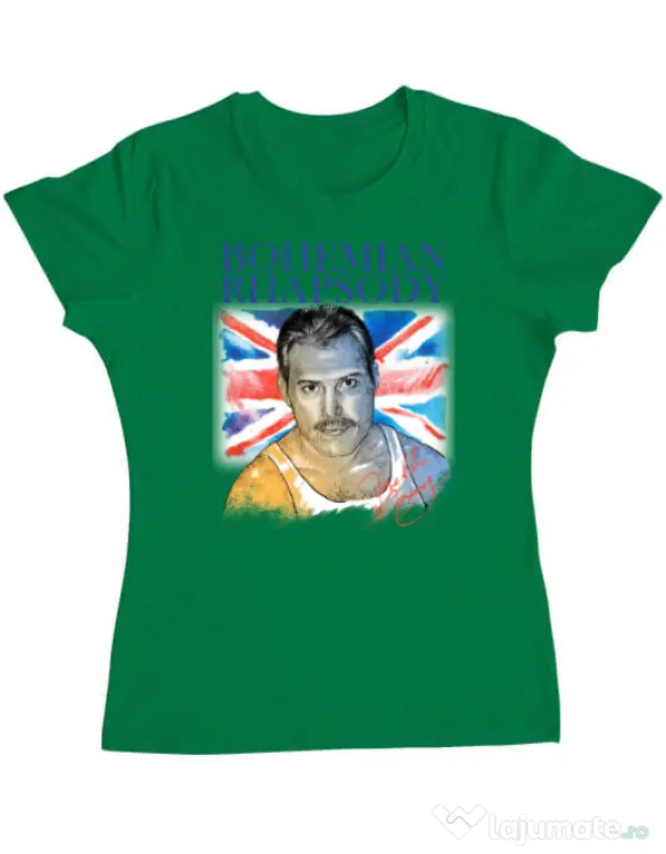 Tricou ADLER dama Bohemian Rhapsody Verde mediu