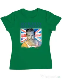 Tricou ADLER dama Bohemian Rhapsody Verde mediu