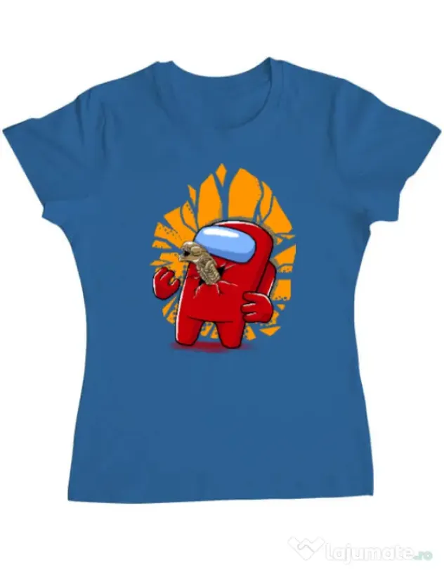 Tricou ADLER dama Baby born Albastru azuriu