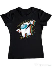 Tricou ADLER dama Slow mo Negru