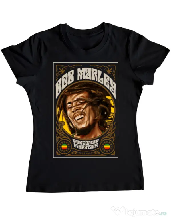 Tricou ADLER dama Rasta man Negru