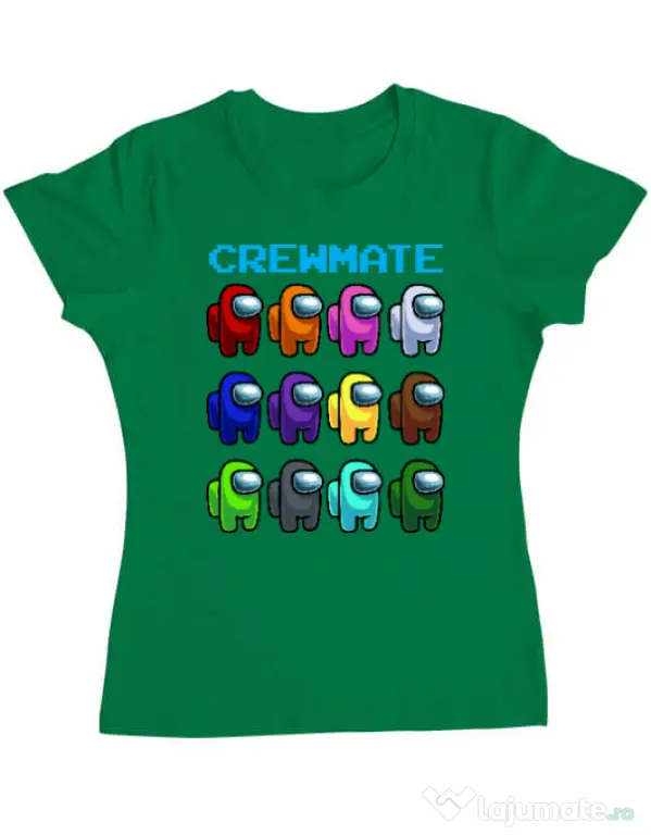 Tricou ADLER dama Crewmate Verde mediu