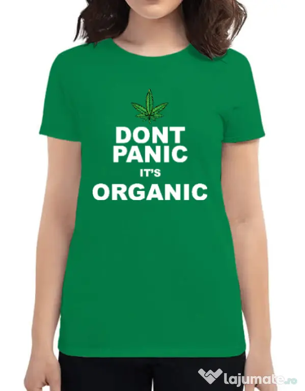 Tricou ADLER dama Organic Verde mediu