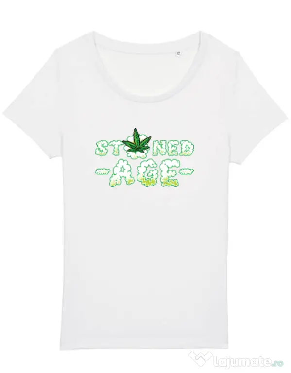 Tricou STANLEY STELLA dama Stoned age Alb