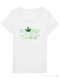Tricou STANLEY STELLA dama Stoned age Alb