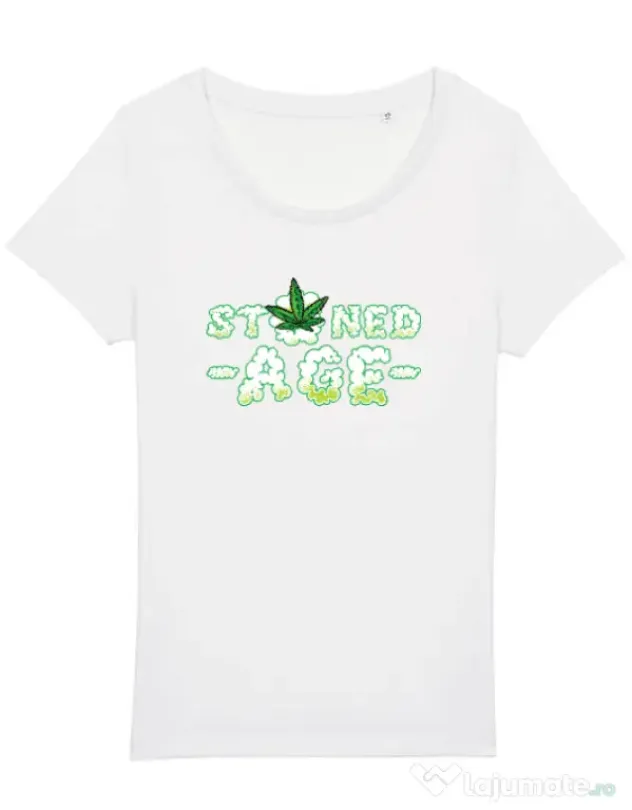 Tricou STANLEY STELLA dama Stoned age Alb