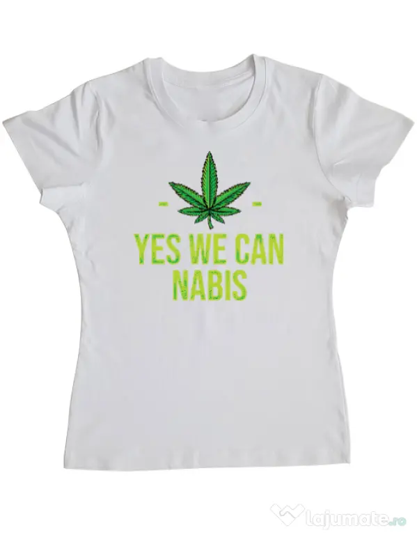 Tricou ADLER dama We can Alb
