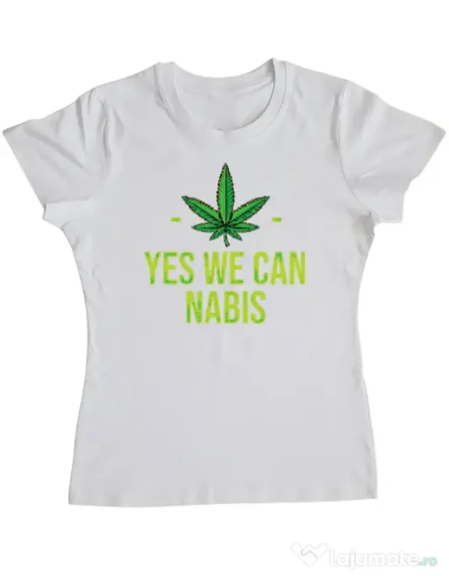 Tricou ADLER dama We can Alb