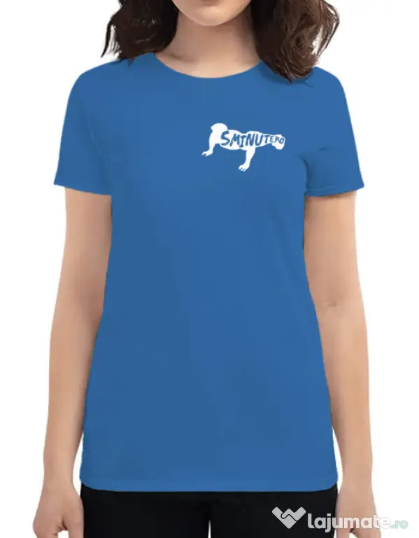 Tricou ADLER dama 5 minute Albastru azuriu