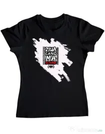 Tricou ADLER dama ZIUA CAND MA SCHIMB - Adi Morosanu Negru