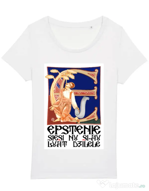 Tricou STANLEY STELLA dama Epstenie siesi nu si-au luat dzilele Alb