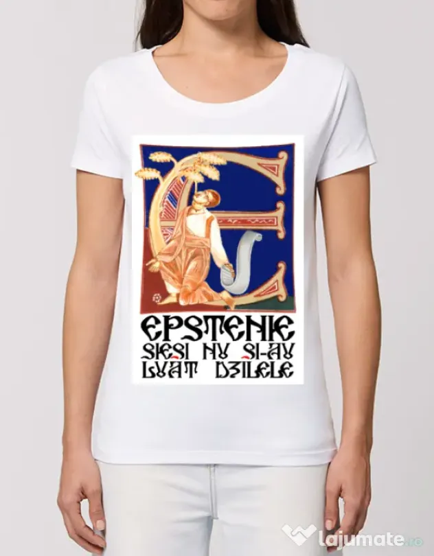 Tricou STANLEY STELLA dama Epstenie siesi nu si-au luat dzilele Alb