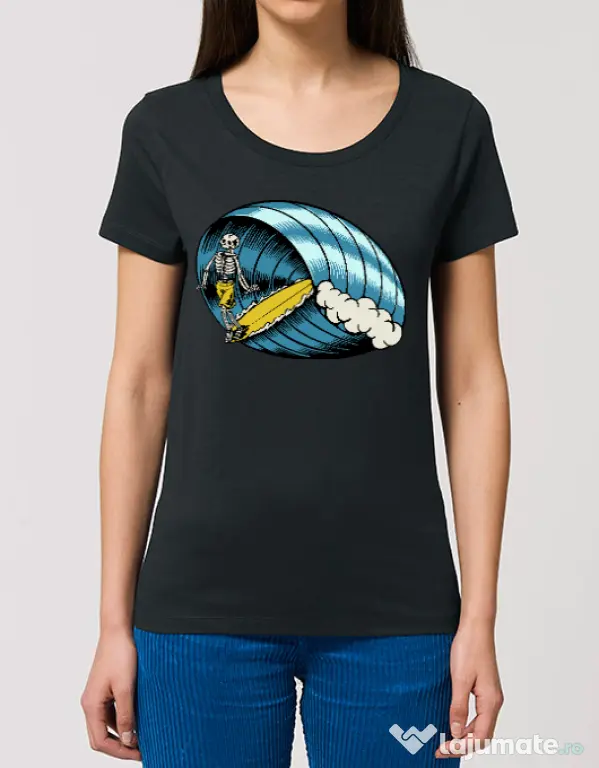 Tricou STANLEY STELLA dama Surf Nose Negru