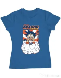 Tricou personalizat dama Dragon Ramen Albastru azuriu