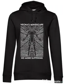 Hanorac dama cu gluga vecna's mindscape Negru