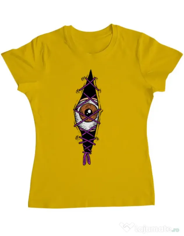 Tricou personalizat dama INSIDE OF ME Galben