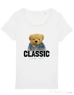 Tricou STANLEY STELLA dama Classic Alb