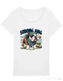 Tricou STANLEY STELLA dama BULLDOG 09 Alb