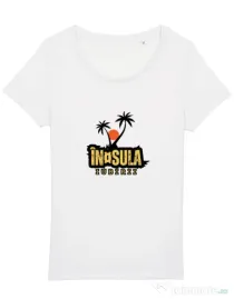 Tricou STANLEY STELLA dama Insula white Alb