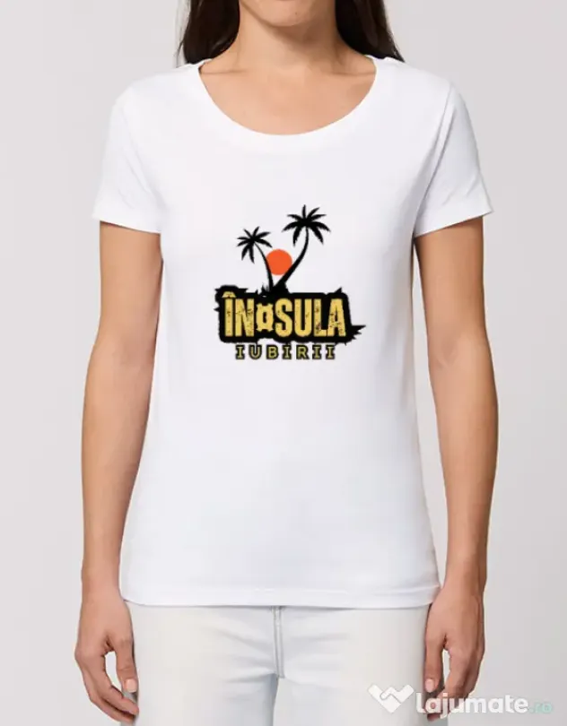Tricou STANLEY STELLA dama Insula white Alb