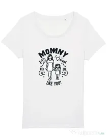 Tricou STANLEY STELLA dama M&D 07 Alb
