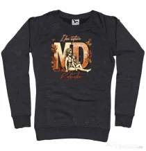 Bluza personalizata dama M&D 21 Negru melanj