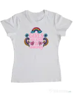 Tricou personalizat dama Girls are born in ianuary 2 Alb