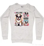Bluza personalizata dama BULLDOG 15 Migdala melanj