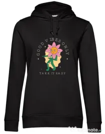 Hanorac dama cu gluga M&D 29 Negru