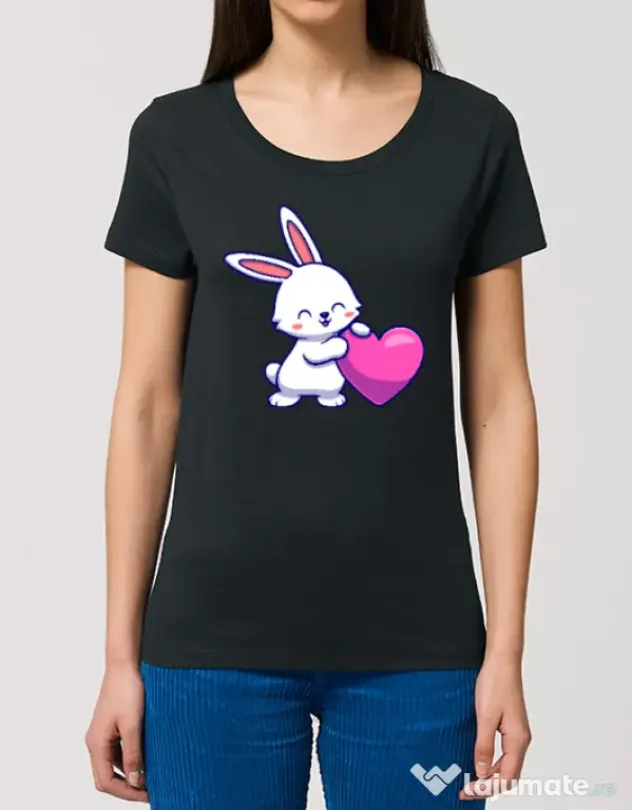 Tricou STANLEY STELLA dama LOVE BUNNY Negru