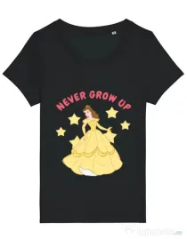 Tricou STANLEY STELLA dama Never grow up Negru