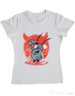 Tricou ADLER dama Plankton Alb