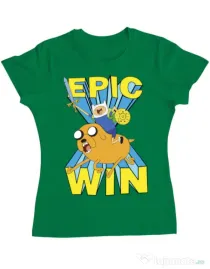 Tricou ADLER dama Epic win Verde mediu