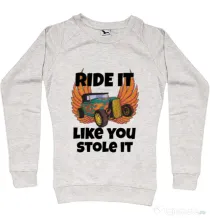 Bluza ADLER dama Ride it like you stole it Migdala melanj