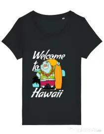 Tricou STANLEY STELLA dama Welcome to Hawaii Negru