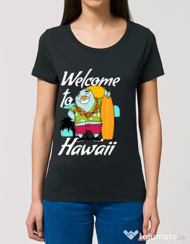 Tricou STANLEY STELLA dama Welcome to Hawaii Negru