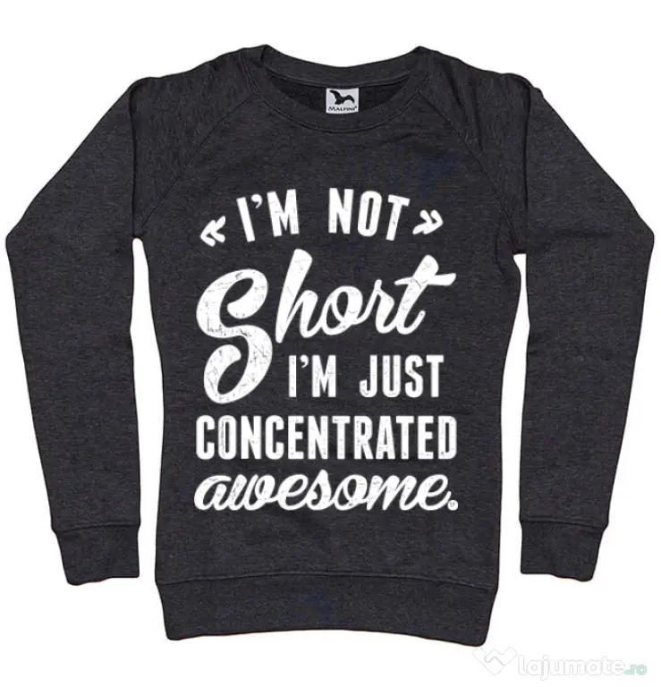 Bluza ADLER dama Concentrated awesome Negru melanj