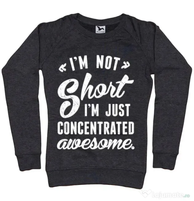Bluza ADLER dama Concentrated awesome Negru melanj