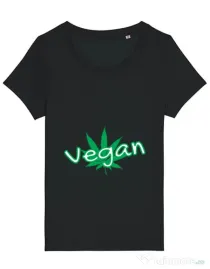 Tricou STANLEY STELLA dama Vegan Negru