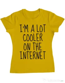 Tricou ADLER dama Cooler on the internet Galben
