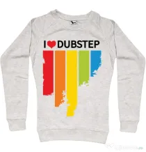 Bluza ADLER dama I love dubstep Migdala melanj