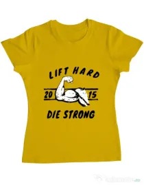 Tricou ADLER dama Lift hard Galben