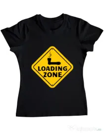 Tricou ADLER dama Loading zone Negru