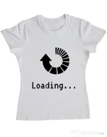 Tricou ADLER dama Loading Alb