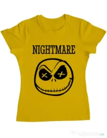 Tricou ADLER dama Nightmare Galben