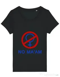 Tricou STANLEY STELLA dama No ma'am Negru