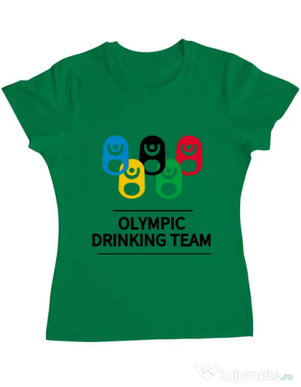 Tricou ADLER dama Olympic drinking team Verde mediu