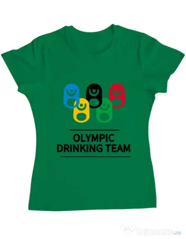 Tricou ADLER dama Olympic drinking team Verde mediu