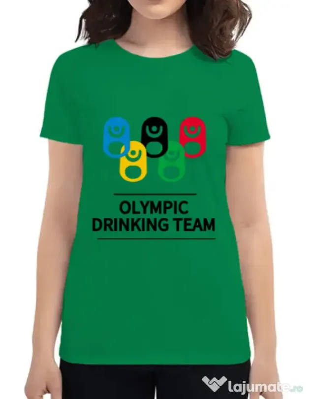 Tricou ADLER dama Olympic drinking team Verde mediu